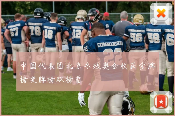 中国代表团北京冬残奥会收获金牌榜奖牌榜双榜首